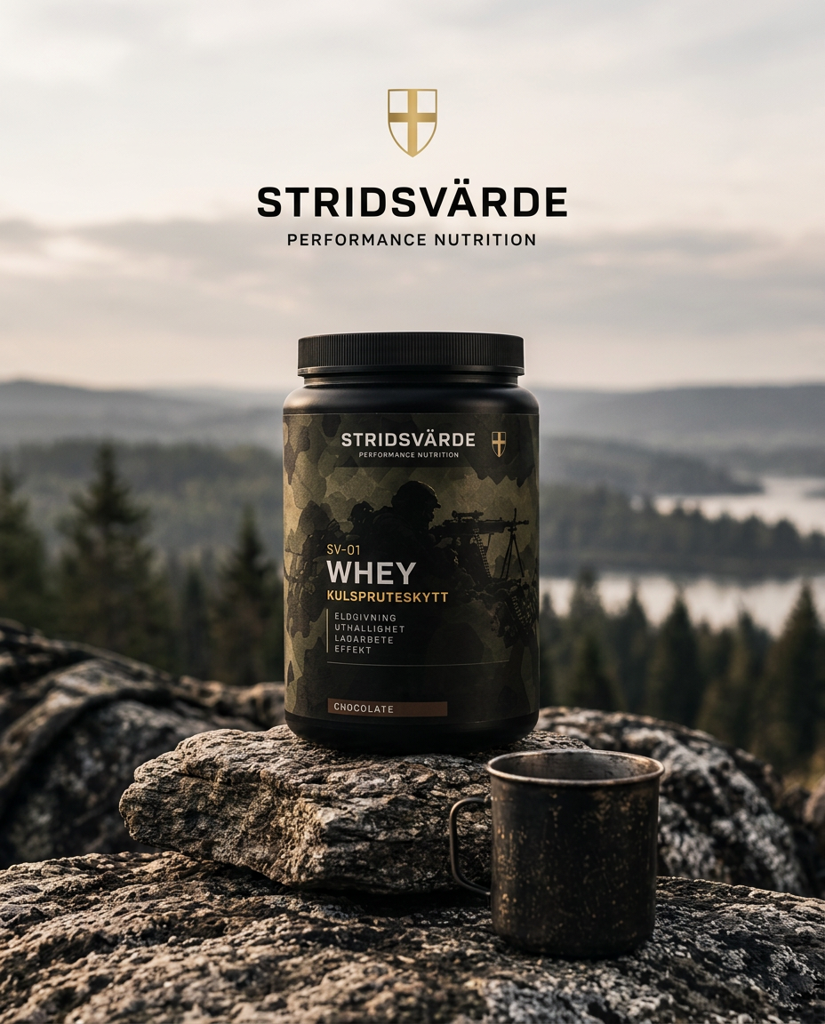 SV-01 WHEY produktförpackning
